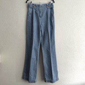 Sezane Armando wide leg jeans
